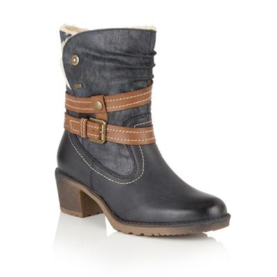 Lotus Blue Relife 'Mallory' calf boots